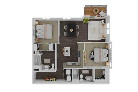 Unit F at Plisko Place, Washington